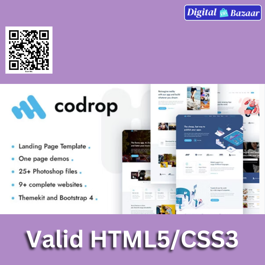 Codrop – App Landing Page HTML Theme Codrop – App Landing Page HTML Theme