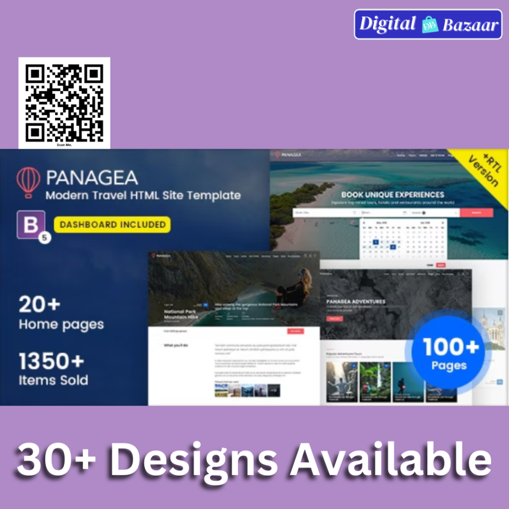 Panagea – Travel and Tours listings template
