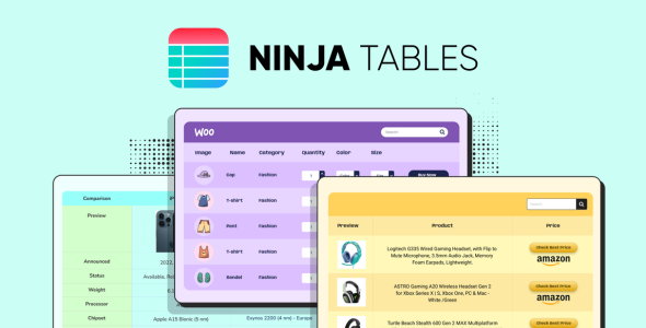 Ninja Tables Pro Plugin
