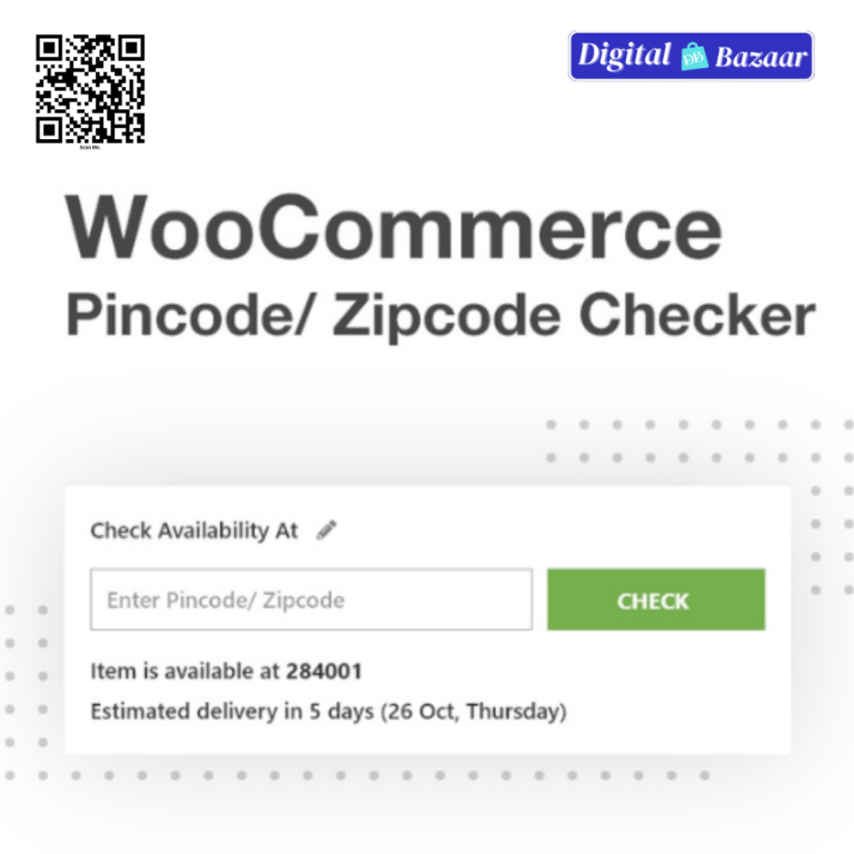WooCommerce Pincode Zipcode Checker
