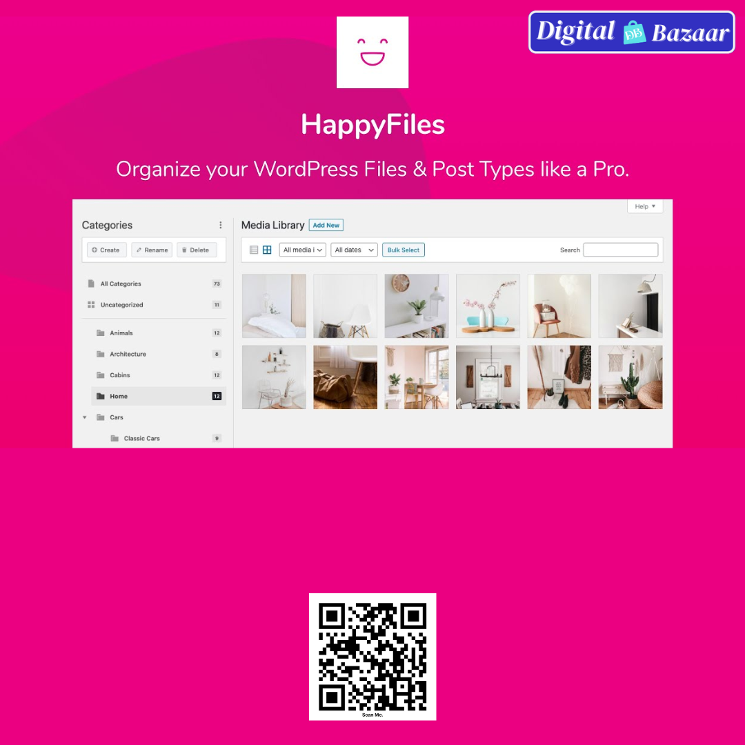Happy Files Pro Wordpress Plugin Happy Files Pro Wordpress Plugin