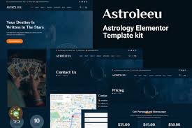 Astroleeu – Astrology & Numerology Elementor Template Kit