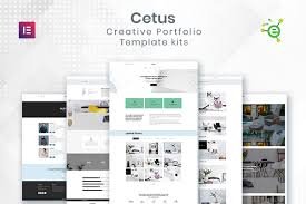CETUS – Creative Portfolio Elementor Template Kit
