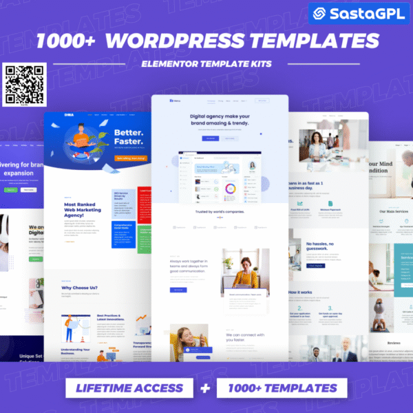 1000 Wordpress Elementor Templates Bundle