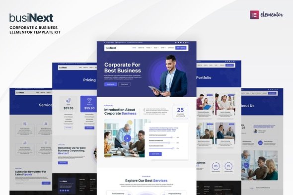 Businext – Corporate Business Elementor Template Kit
