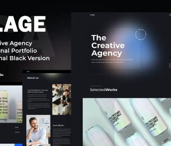 C.AGE – Creative Agency Personal Portfolio Elementor Template Kit