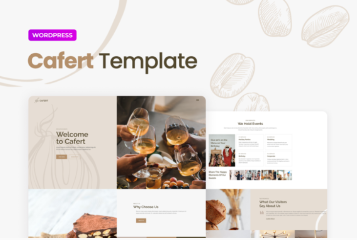 Cafert – Cafe and Restaurant Elementor Template Kit