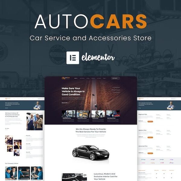 CarCare – Auto Service & Repair Elementor Template Kit