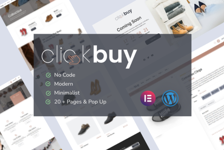 Clickbuy – Shoe Store WooCommerce Elementor Template Kit