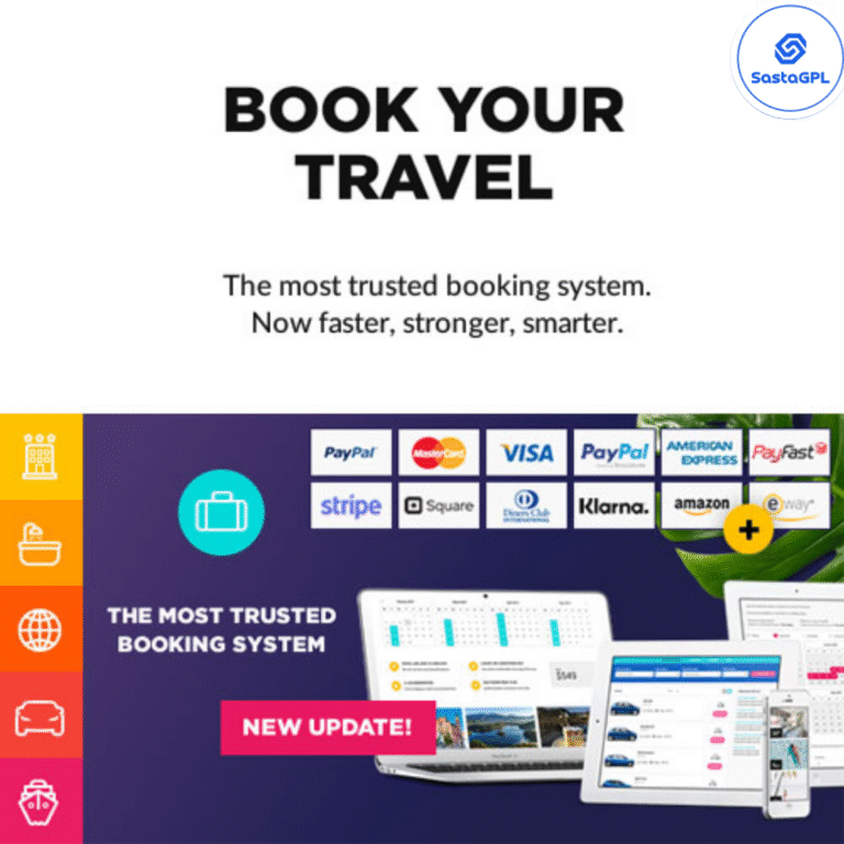 Book Your Travel – Online Booking WordPress Theme