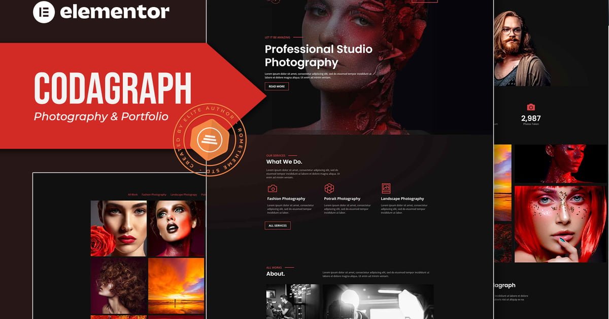 Codagraph – Photography & Portfolio Elementor Template Kit Codagraph – Photography & Portfolio Elementor Template Kit