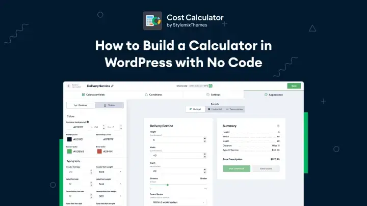Cost Calculator Builder PRO By StylemixThemes