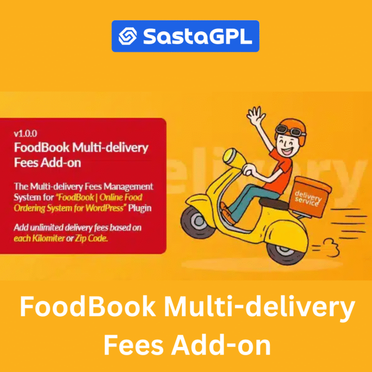 FoodBook Multi-delivery Fees Add-on