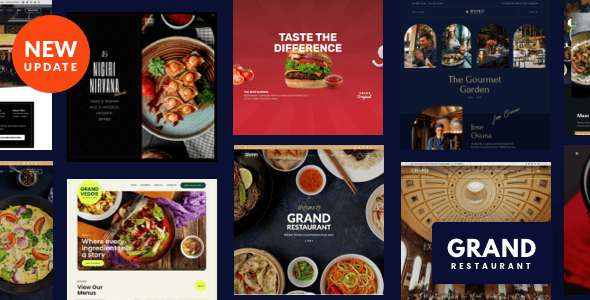 Grand Restaurant Cafe WordPress Theme