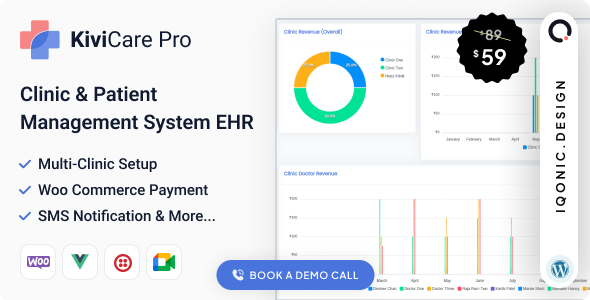 KiviCare Pro – Clinic & Patient Management System EHR (Add-on)