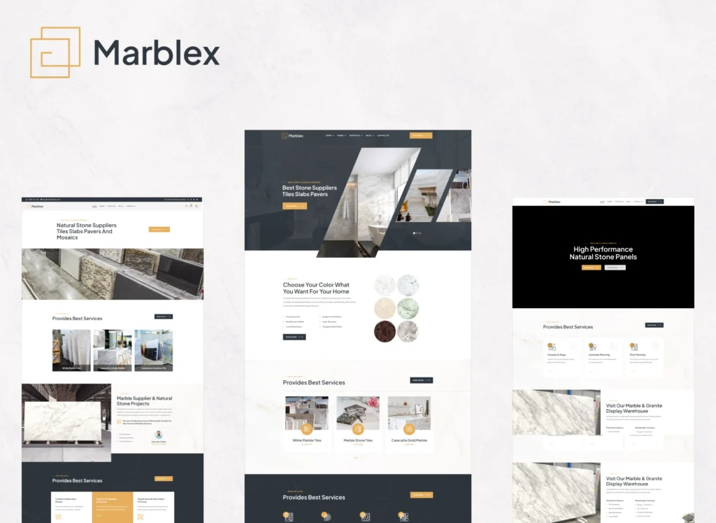 Marblex – Marble & Tiles WordPress Theme