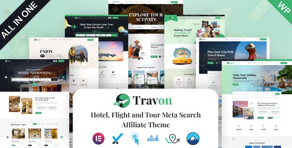 Travon – Hotel Flights and Tour Meta Search Affiliate Theme