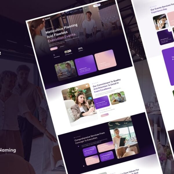 Vevent – Event Planner & Organizer Elementor Template Kit