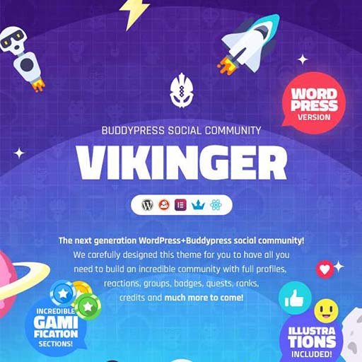 Vikinger – BuddyPress and GamiPress Social Community