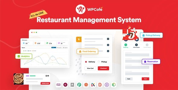 WP Cafe - Restaurant Reservation Food Menu & Food Ordering for WooCommerce