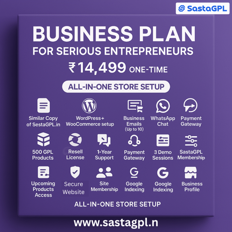 Business Plan For Serious Entrepreneurs
