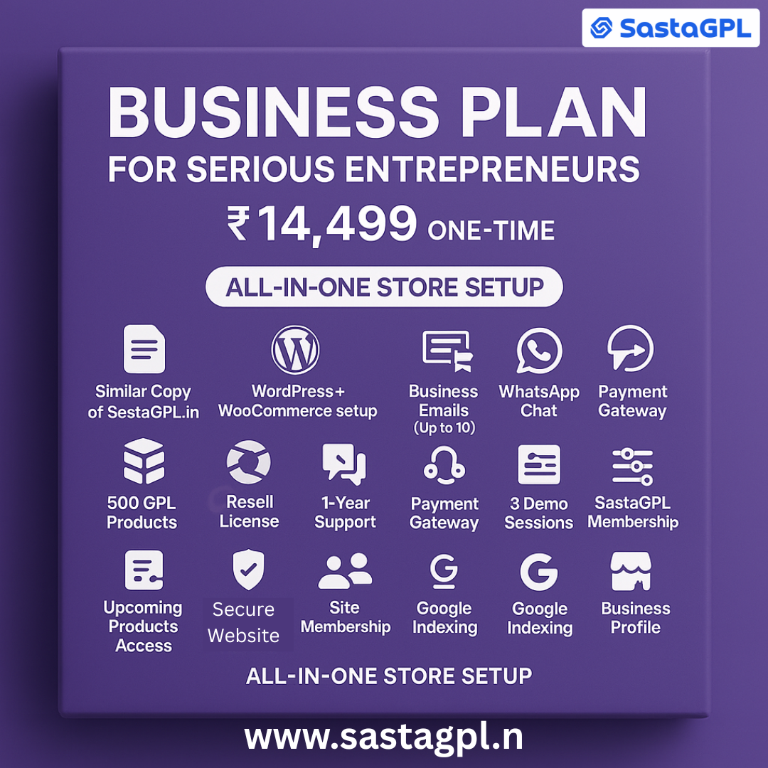 Business Plan For Serious Entrepreneurs Business Plan For Serious Entrepreneurs
