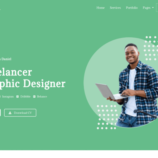 Daniel – Personal Freelancer Elementor Template Kit
