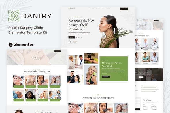 Daniry – Plastic Surgery Clinic Elementor Template Kit