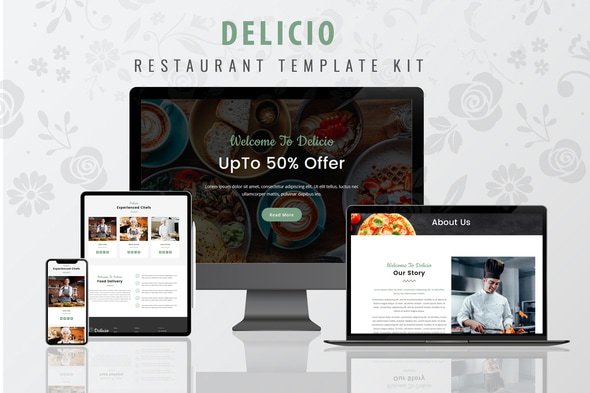 Delicio – Restaurant WordPress Template Kit