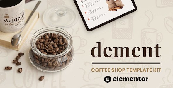 Dement – Coffee Shop Elementor Template Kit