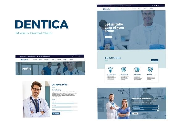 Dentica – Dental Clinic Elementor Template Kit