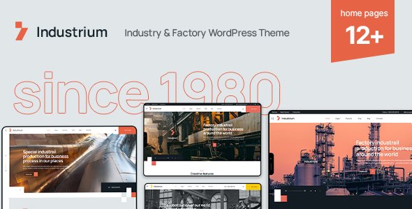 Industrium - Industry & Factory WordPress Theme