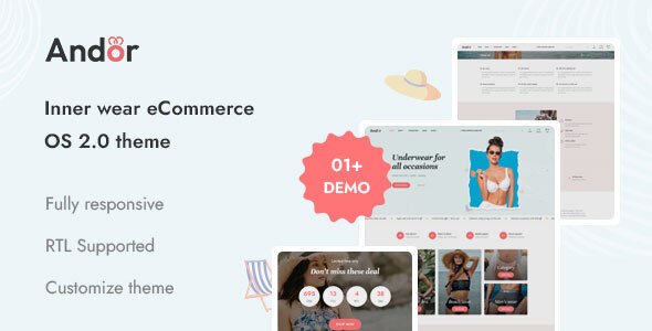 Andor - Inner Wear Product Shopify Theme