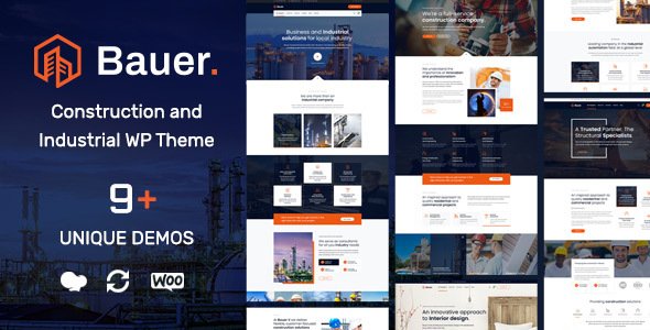 Bauer – Construction & Industrial WordPress Theme