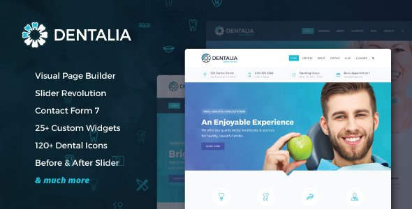 Dentalia Dentist & Medical WordPress Theme