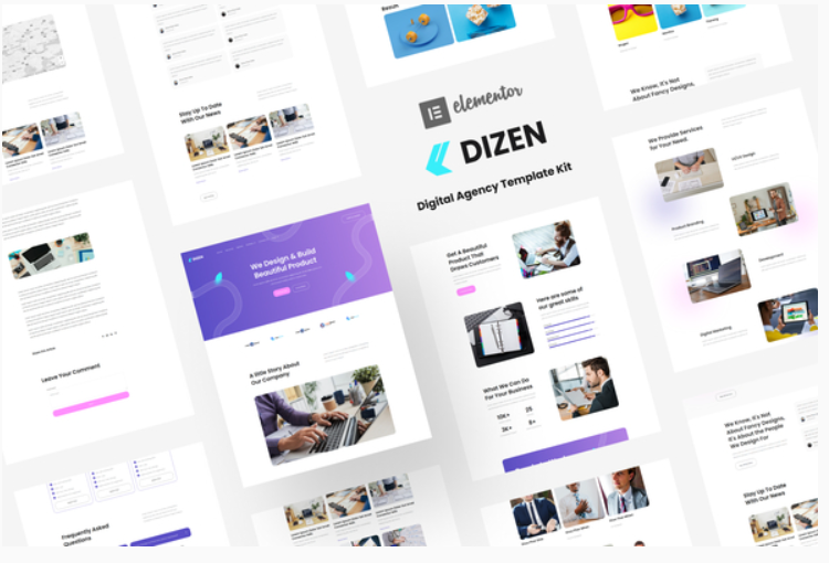 Dizen – Digital Agency Elementor Template Kit