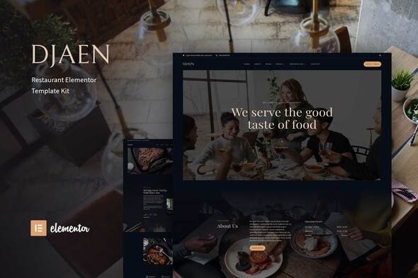 Djaen – Restaurant Elementor Template Kit