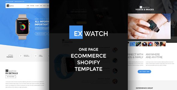 Ex Watch - Single Product eCommerce Shopify Theme