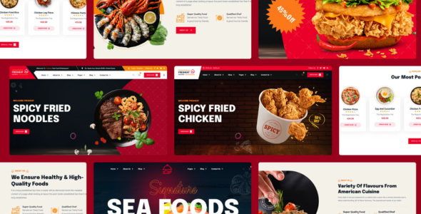 Food & Restaurant HTML Template