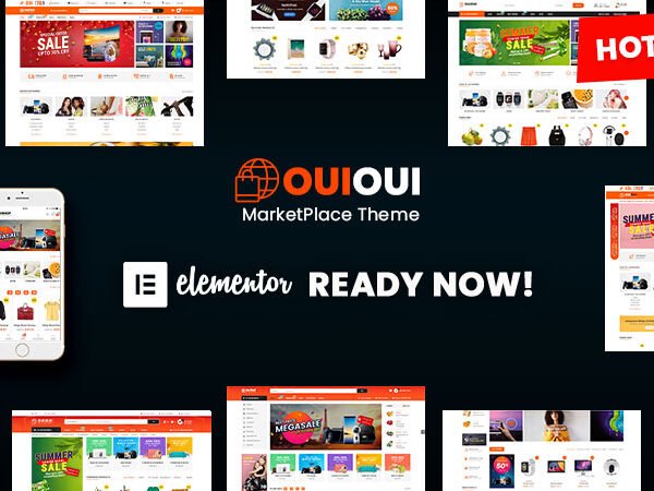 OuiOui – Multi Vendor MarketPlace Elementor WooCommerce Theme
