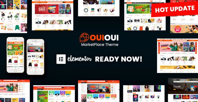 OuiOui – Multi Vendor MarketPlace Elementor WooCommerce Theme