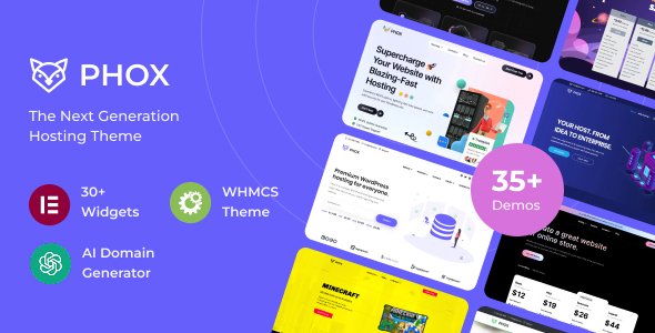 Phox – Hosting WordPress & WHMCS Theme