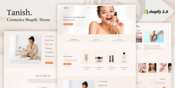 Tanish - Beauty Store Shopify Theme