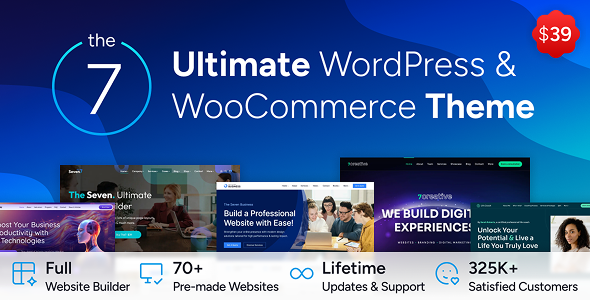 The7 — Website and eCommerce Builder for WordPress