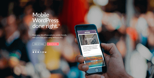WPtouch Pro - Mobile Suite for WordPress