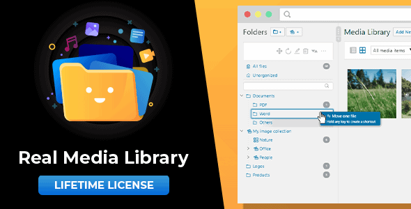 Real Media Library - Media Library Folder & File Manager for Media Management in WordPress
