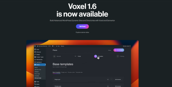 Voxel – Multi Purpose WordPress Dynamic Theme