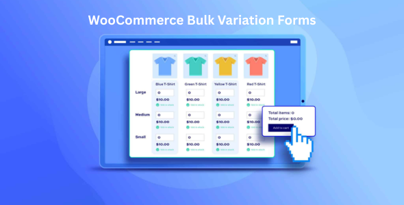 WooCommerce Bulk Variation Forms